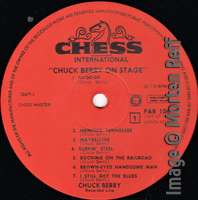 Chuck Berry: On Stage - Artone (late version) label